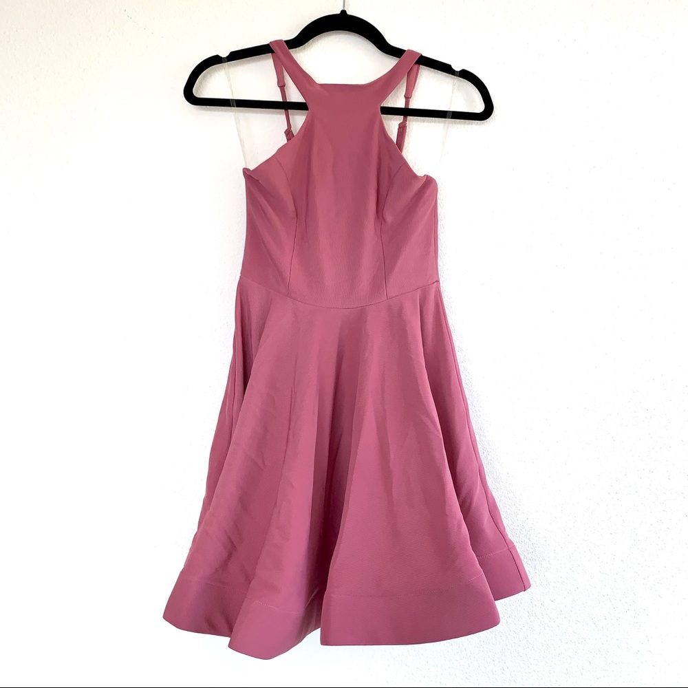 💗MAUVE FIT N FLARE DRESS💗